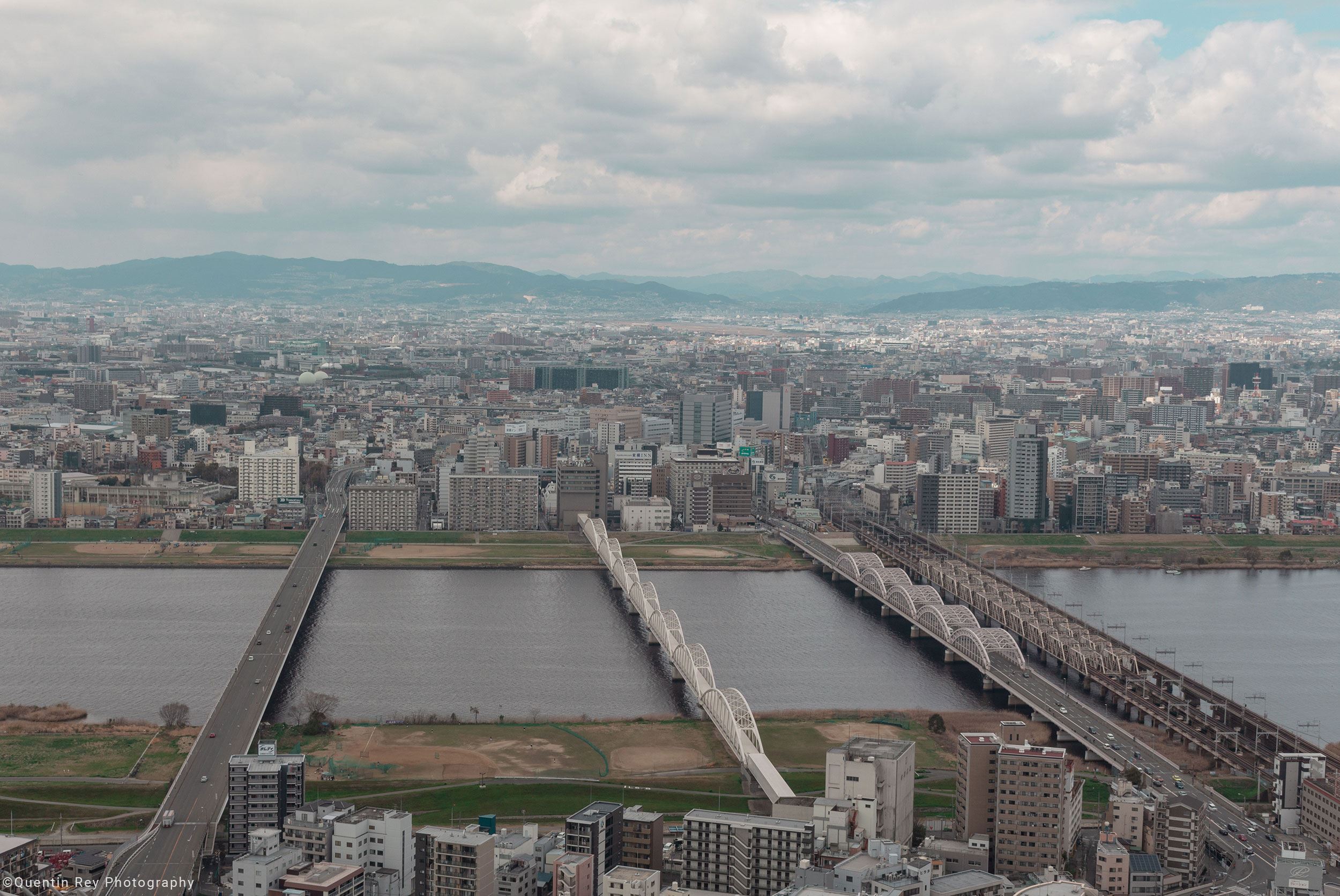 SPanorama à l'air libre depuis le Umeda Sky Building